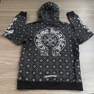 Chrome Hearts Cross Horseshoe Hoodie - Black